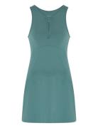 Girlfriend Collective Dylan Tank Dress, Zip Front Grön