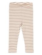 Petit Piao Legging Modal Striped Grön