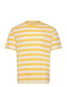 GANT Stripe Ss T-Shirt Gul