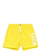 BOSS Swim Shorts Gul