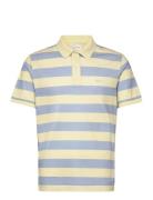 GANT Heavy Washed Striped Polo Gul