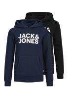 Jack & J S Jjecorp Logo Sweat Hood 2Pk Mp Noos Jnr Multi/patterned