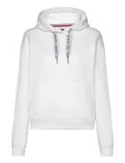 Tommy Jeans Tjw Bxy Logo Drawcord Hoodie Ext Vit