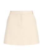 Tommy Hilfiger Core Straight Short Skirt Kräm