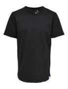 ONLY & SONS Onsbenne Longy Ss Tee Nf 7822 Noos Svart