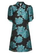 YAS Yaslize Metalic Jacquard 2/4 Dress Svart