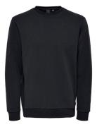 ONLY & SONS Onsceres Crew Neck Noos Svart