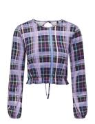 ONLY Onlemilia L/S Open Back Frill Top Nn Multi/patterned