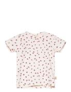 Petit Piao T-Shirt S/S Printed Kräm