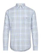 GANT Reg Poplin Check Shirt Blå