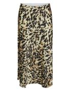 YAS Yaspella Hw Midi Skirt S. Noos Brun