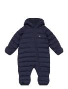 GANT Padded Shield Overall Marinblå