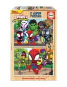 Educa 2X25 Spidey & His Amazing Friends Wood Toys Puzzles And Games Pu...