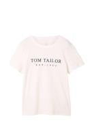 Tom Tailor T-Shirt Logo Print Vit