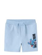 Name It Nmmamit Stitch Long Swe Shorts Unb Wdi Blå