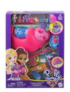 Polly Pocket Dolls And Playset, Travel Leksaker, Sloth Family 2-In-1 P...