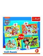 Trefl 4 I 1 12+15+20+24 Bit Paw Patrol Toys Puzzles And Games Puzzles ...