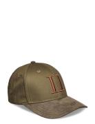 Les Deux Baseball Cap Suede Ii Khaki Green