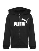 PUMA Ess Big Logo Fz Hoodie Fl B Svart