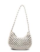 Mango Studded Shoulder Bag Vit