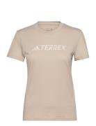 Adidas Terrex W Logo Tee Beige