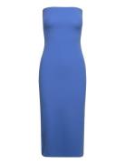 Mango Strapless Dress Blå