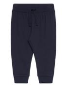 Lindex Trousers Jogging Basic Marinblå