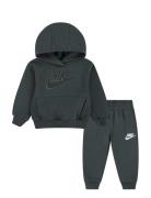 Nike Nike Sportswear Futura Pullover Hoodie And Pants Set Khaki Green