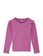 Kids Only Kmgnella L/S O-Neck Top Jrs Rosa