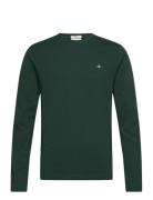 GANT Slim Shield Ls T-Shirt Grön