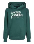 Jack & J S Jjluke Sweat Hood Mni Grön