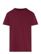 Ralph Lauren Kids Cotton Jersey Crewneck Tee Burgundy