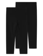 Name It Nkfvivian 2P Capri Legging F Noos Svart