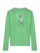 Tom Tailor Printed Longsleeve Grön