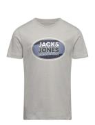 Jack & J S Jcoray Color Tee Ss Crew Neck Fst Jnr Grå