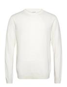 Lindbergh 100% Recycle Knit Round Neck Vit