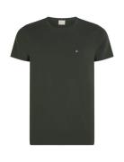 Calvin Klein Stretch Slim Fit T-Shirt Khaki Green