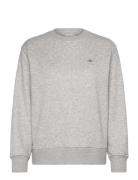 GANT Shield C-Neck Sweat Grå