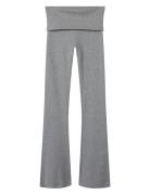 LMTD Nlfkula Bootcut Rib Pant Grå