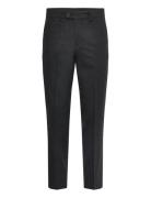 Lindbergh Flannel Wool Blend Formal Pant Svart