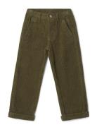 Garbo&Friends Olive Corduroy Trousers Khaki Green