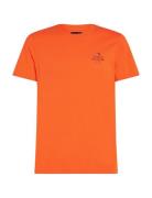 Tommy Hilfiger Hilfiger Stack Tee Orange