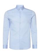 Mango Super Slim-Fit Poplin Suit Shirt Blå