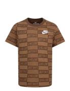 Nike Nike Printed Tee Brun