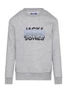 Jack & J S Jcoray Color Sweat Crew Neck Fst Jnr Grå