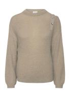 Dante6 Bruni Fancy Button Sweater Beige