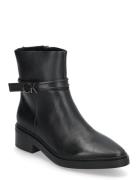 Calvin Klein Heel Ankle Boot 30 W/Hw Lth Svart