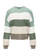 Kids Only Konsandy L/S Stripe Pullover Cp Knt Grön