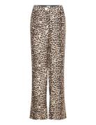 Coster Copenhagen Pants In Leo Print - Petra Fit Brun