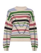 Object Objtuja Knit L/S Oz Pullover 134 Multi/patterned